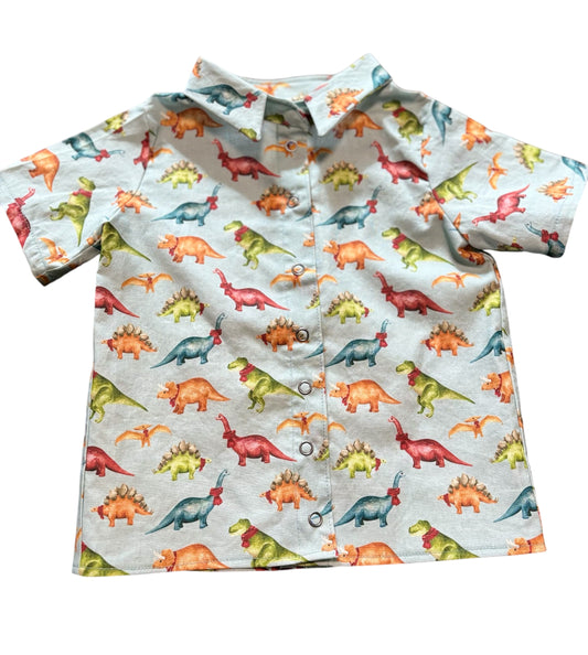 Holiday Dino Shirt - size 2T