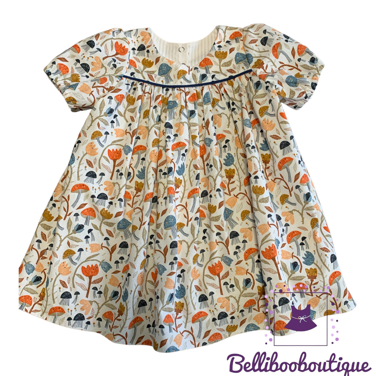 Floral Mushroom Dress 3T