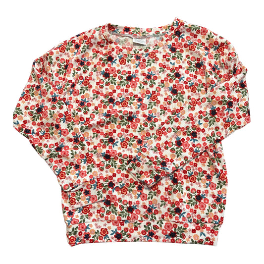 Floral Rib Top 12 youth