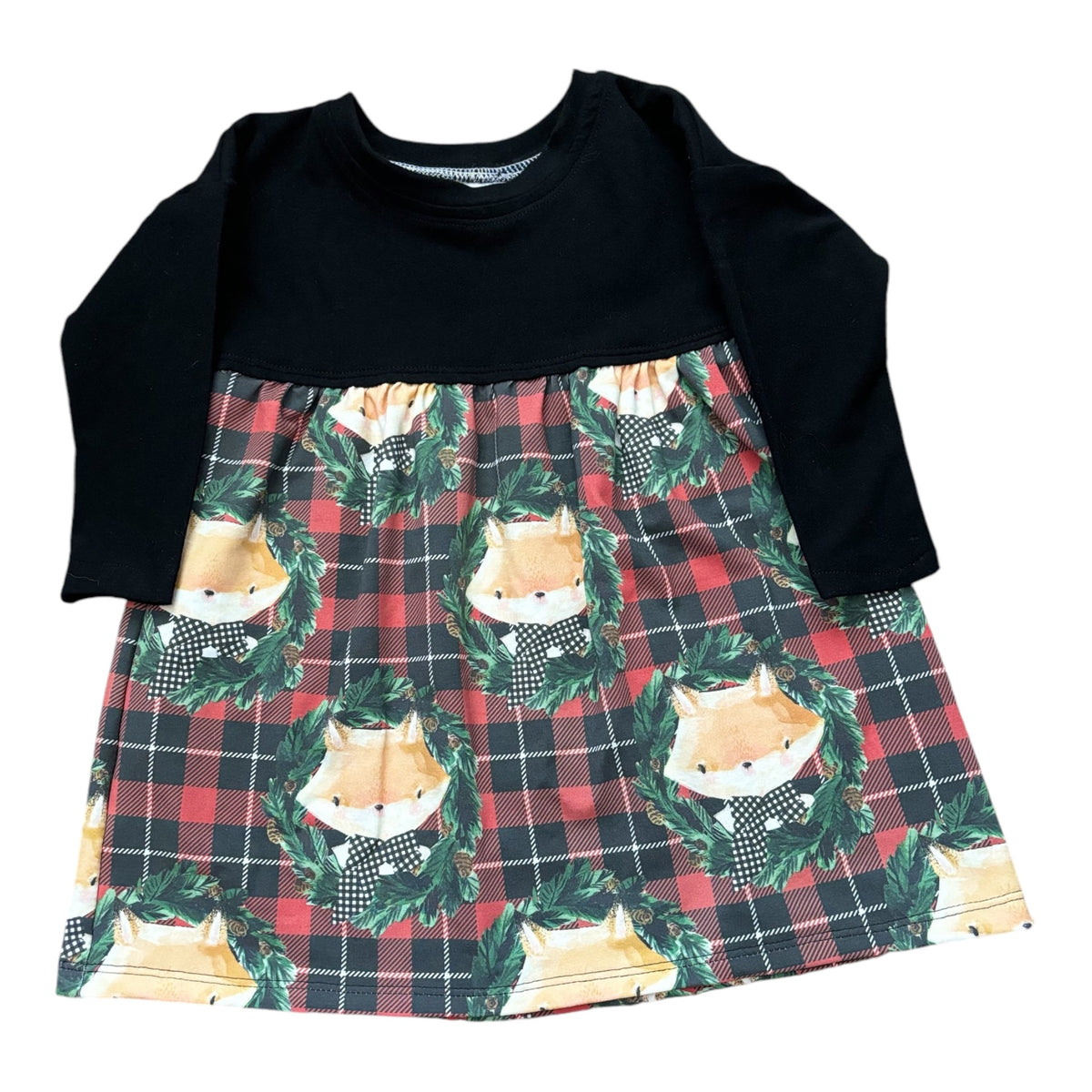 Dress - Christmas Foxes Size 2T