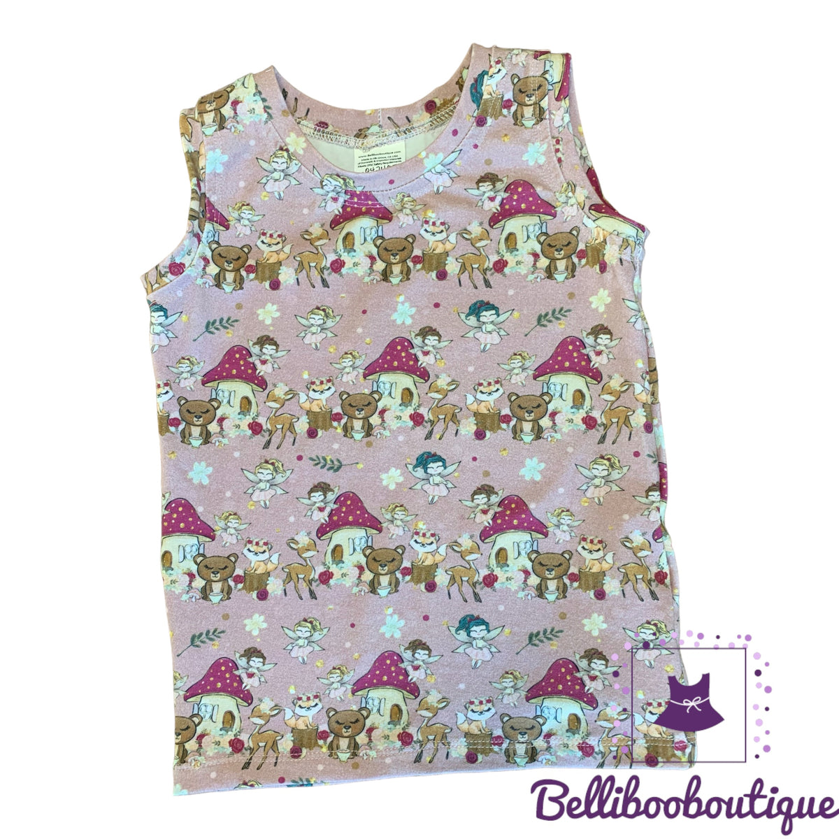 Fairies & Mushroom Tank - 4T