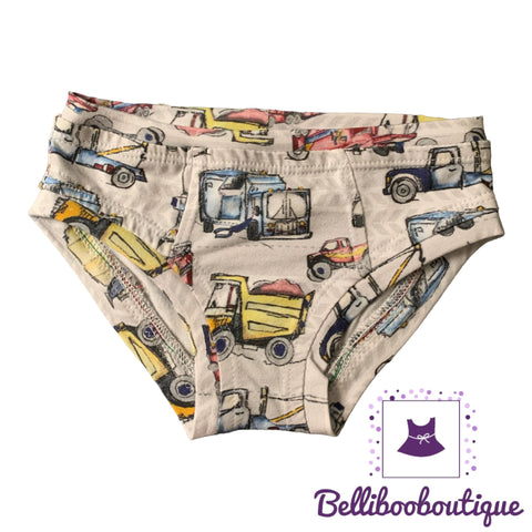 Boy Briefs - Trucks 4T