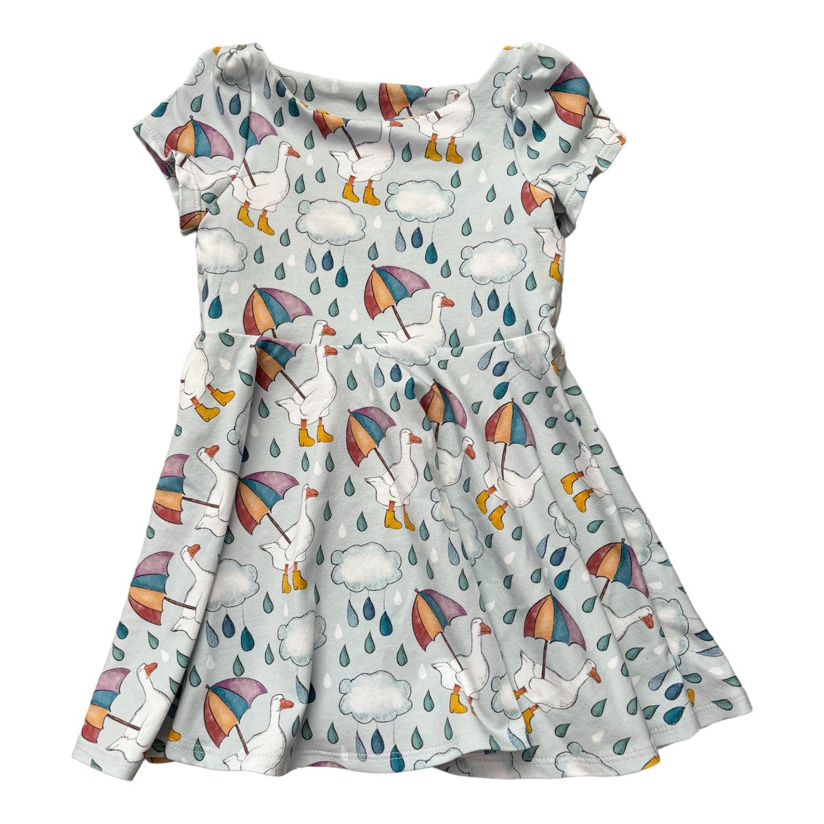 Dress - Ducks/Rainbow 4T