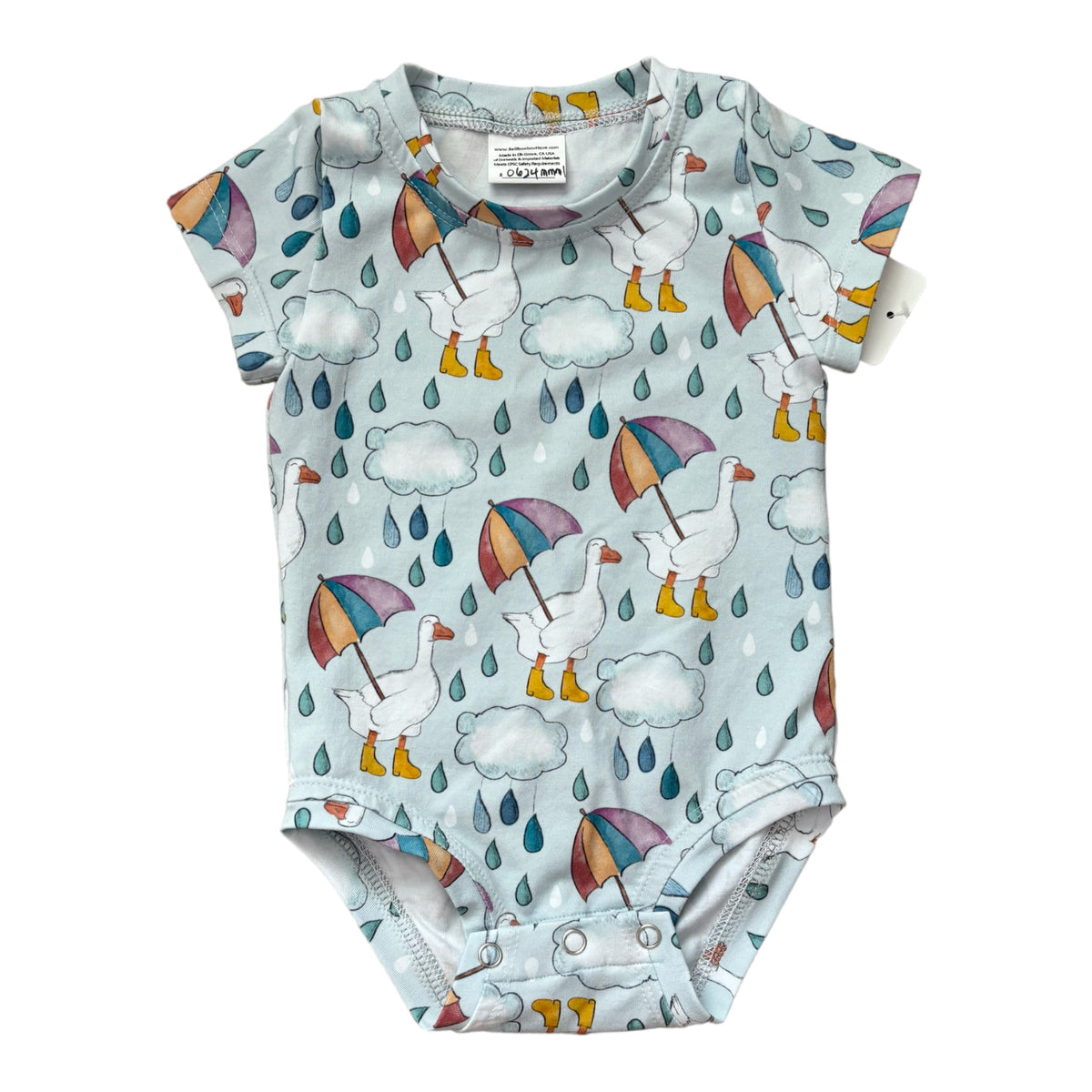 Onesie-Ducks/Rainbows 12M