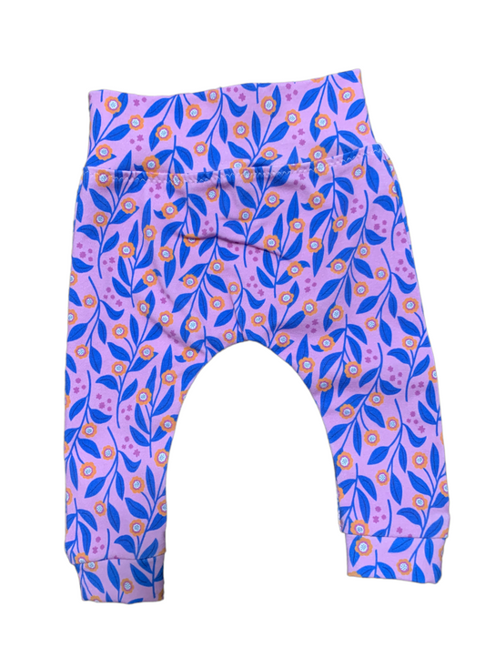 Harem joggers-Floral NB-3M