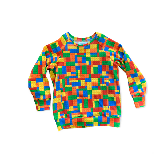 Sweatshirt - building blocks