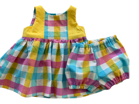 Dress and bloomers set 6M